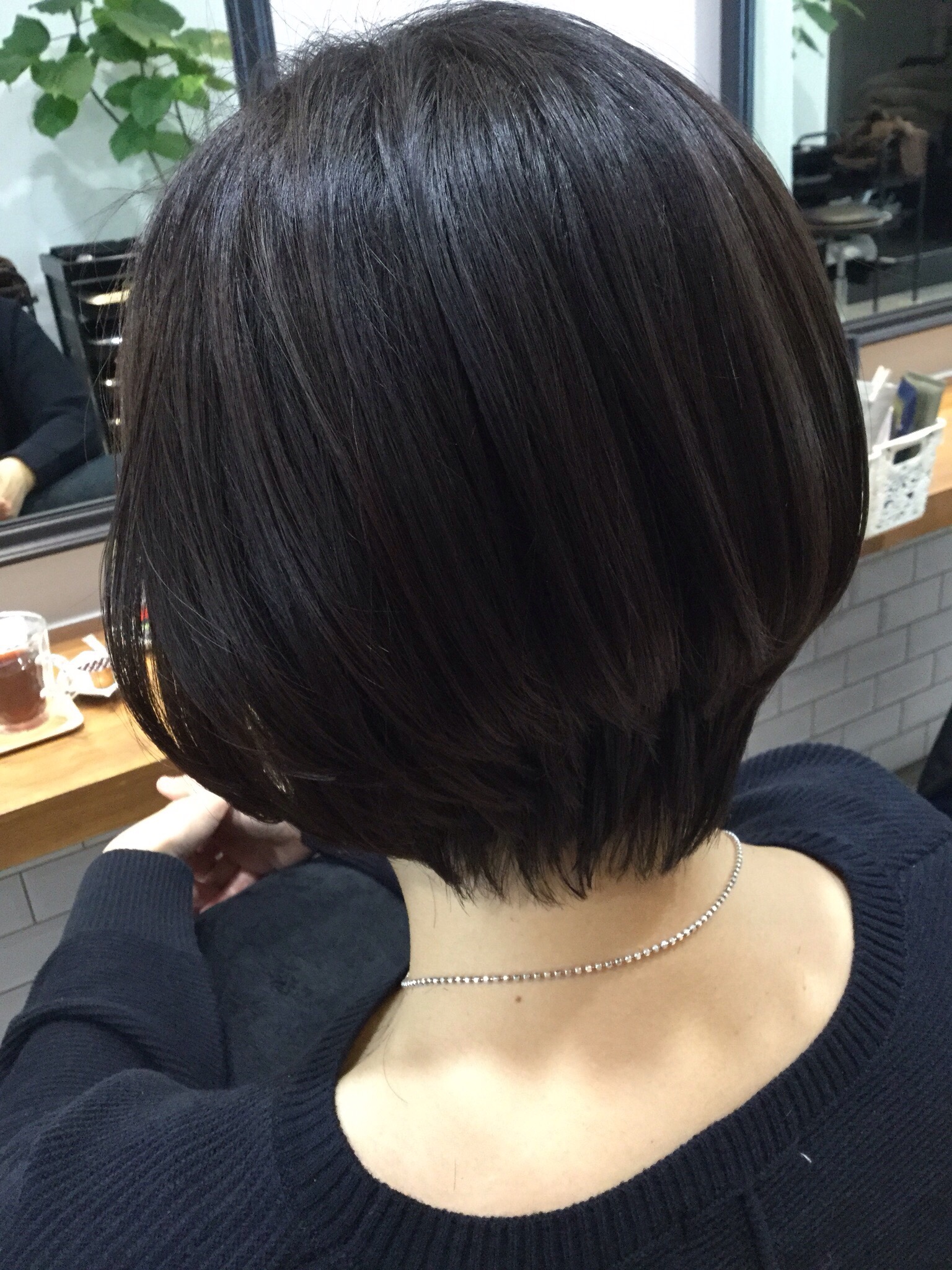 ショートヘアでキャリアウーマン風 横浜センター南のヘッドスパ・髪質改善 emu’sエムズ
